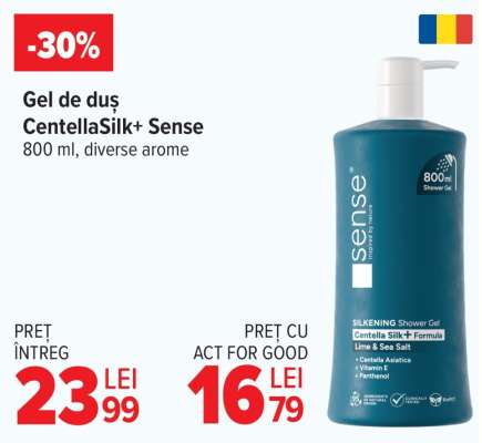 Gel de duș CentellaSilk+ Sense