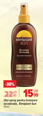 Ulei spray pentru bronzare accelerată, Elmiplant Sun