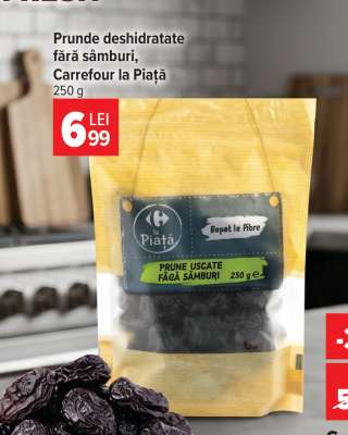 Prune deshidratate, fără sâmburi