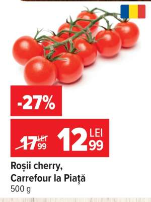 Roșii cherry, Carrefour la Piață