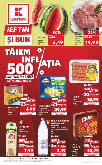 Cataloage Kaufland - 24.06.2026 - 30.06.2026.