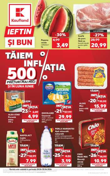 Cataloage Kaufland - 24.06.2026 - 30.06.2026.