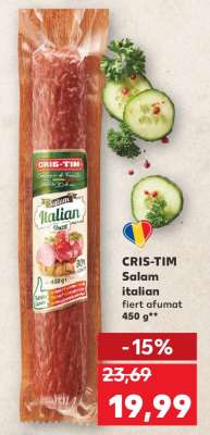 CRIS-TIM Salam italian fiert afumat 450 g