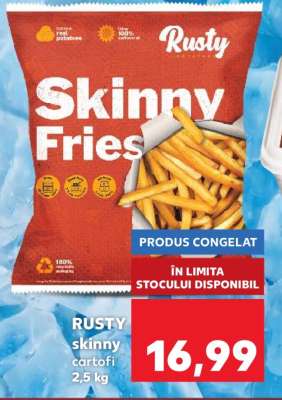 RUSTY skinny cartofi 2,5 kg