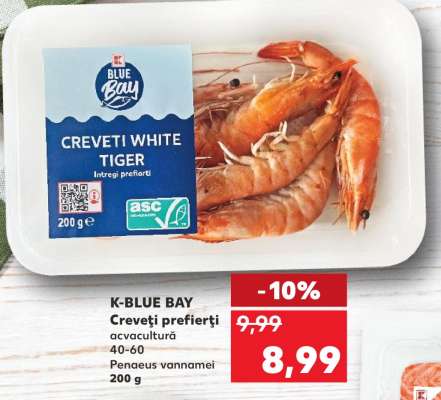 K-BLUE BAY Creveți prefierți