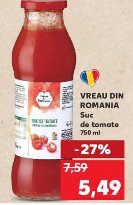 VREAU DIN ROMANIA Suc de tomate