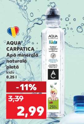 AQUA CARPATICA Apă minerală naturală plată kids
