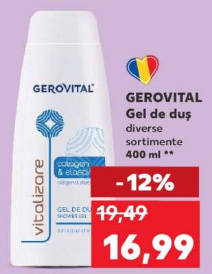 GEROVITAL Gel de duș