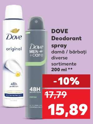 DOVE Deodorant spray