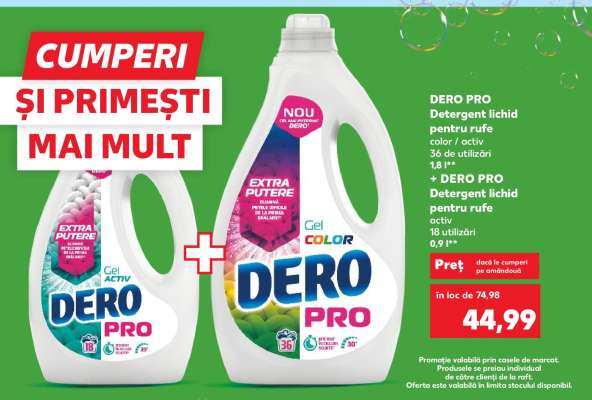 DERO PRO Detergent lichid pentru rufe color / activ