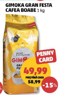 GIMOKA GRAN FESTA CAFEA BOABE 1 kg