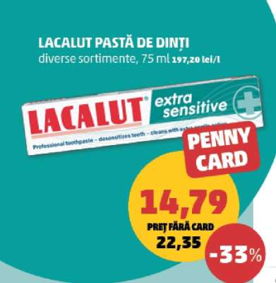 LACALUT Pastă de dinţi