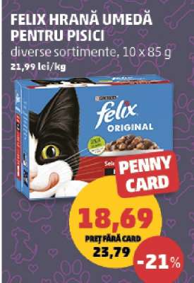 Felix hrană umedă pentru pisici