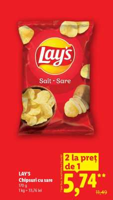 LAY'S Chipsuri cu sare