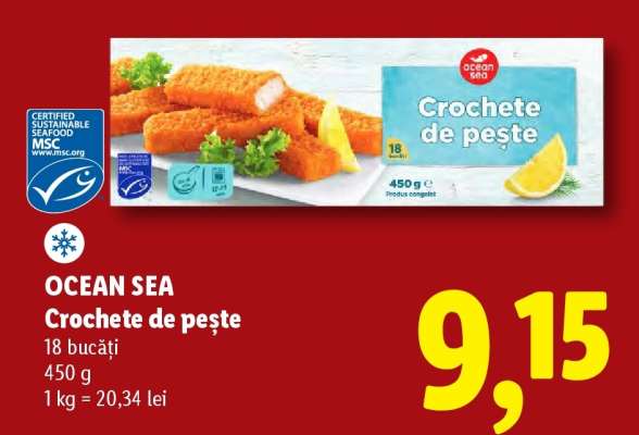 OCEAN SEA Crochete de pește