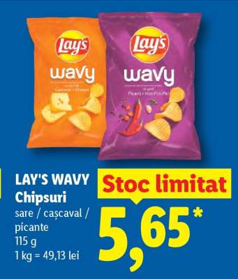 LAY‘S WAVY Chipsuri