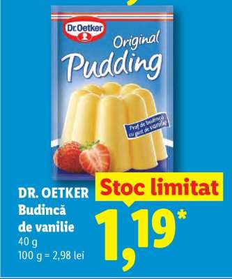 DR. OETKER Budincă de vanilie