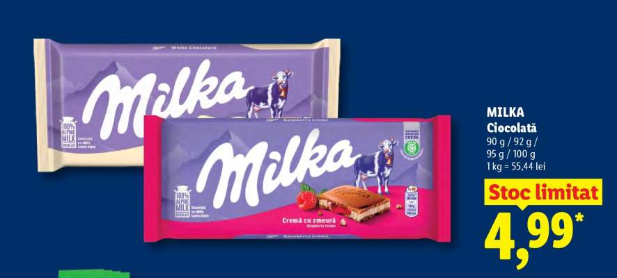 MILKA CIOCOLATĂ