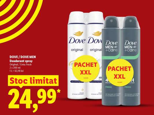 DOVE / DOVE MEN Deodorant spray