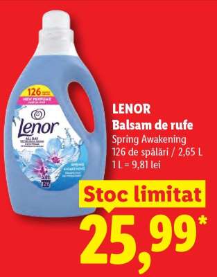 Lenor Balsam de rufe