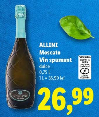 ALLINI Moscato Vin spumant