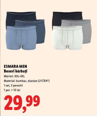 ESMARA MEN Boxeri bărbați