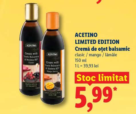 ACETINO LIMITED EDITION Crema de oțet balsamic