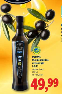 DELUXE Ulei de măsline extravirgin I.G.P.