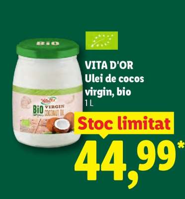 VITA D'OR Ulei de cocos virgin, bio