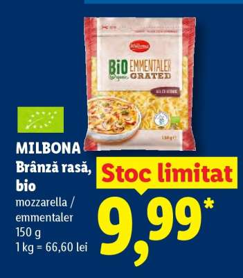 Milbona Brânză rasă bio