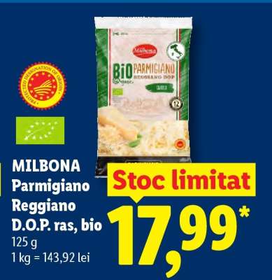 MILBONA Parmigiano Reggiano D.O.P. ras, bio