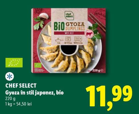 Chef Select Gyoza în stil japonez, bio