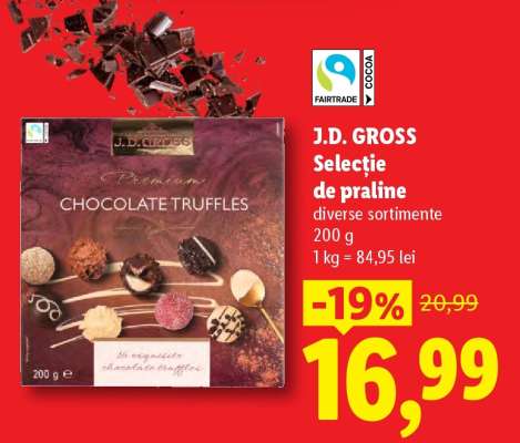 J.D. GROSS Selecție de praline