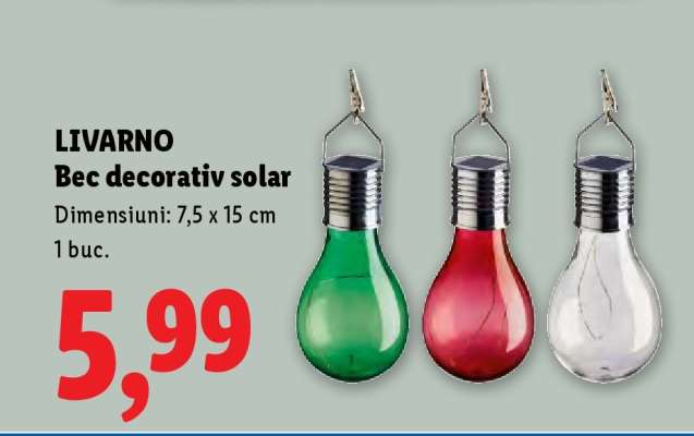 LIVARNO Bec decorativ solar