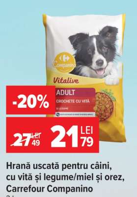 Carrefour Companino Hrana uscata pentru caini