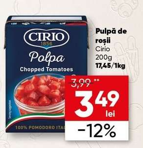 Pulpă de roșii, Cirio