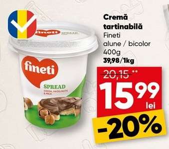 Cremă tartinabilă, Fineti