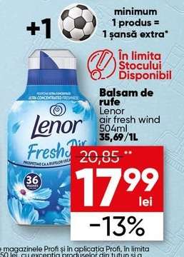 Balsam de rufe Lenor air fresh wind