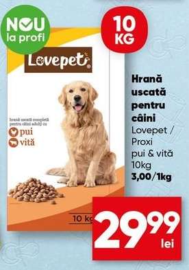 Lovepet / Proxi pui & vită 10kg