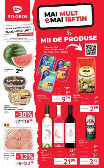 Cataloage Selgros - 26.06.2026 - 09.07.2026.