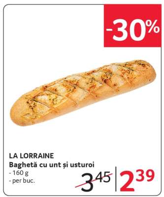 LA LORRAINE Baghetă cu unt și usturoi