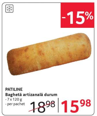 PATILINE Baghetă artizanală durum