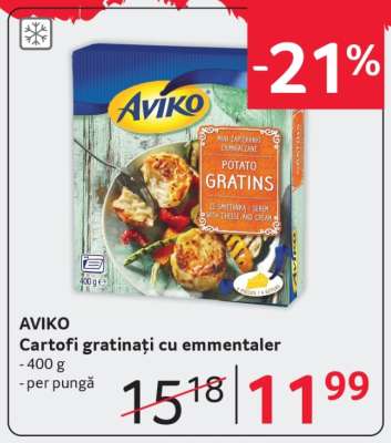 AVIKO Cartofi gratinați cu emmentaler