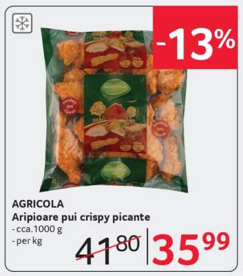 AGRICOLA Aripioare pui crispy picante