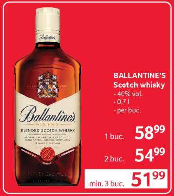 BALLANTINE‘S Scotch whisky