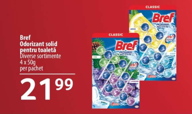 Bref Odorizant solid pentru toaletă