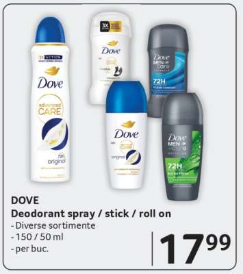 DOVE Deodorant spray / stick / roll on