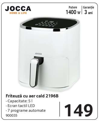 Friteuză cu aer cald 2196B