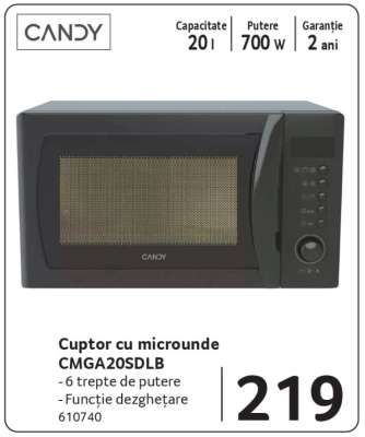 Cuptor cu microunde CMGA20SDLB
