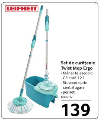 Set de curățenie Twist mop ergo